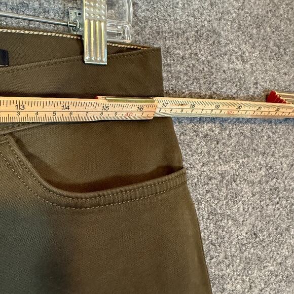 Banana Republic Jeans Mens 33x30 Green Traveler Slim Fit Stretch Casual - Picture 5 of 10
